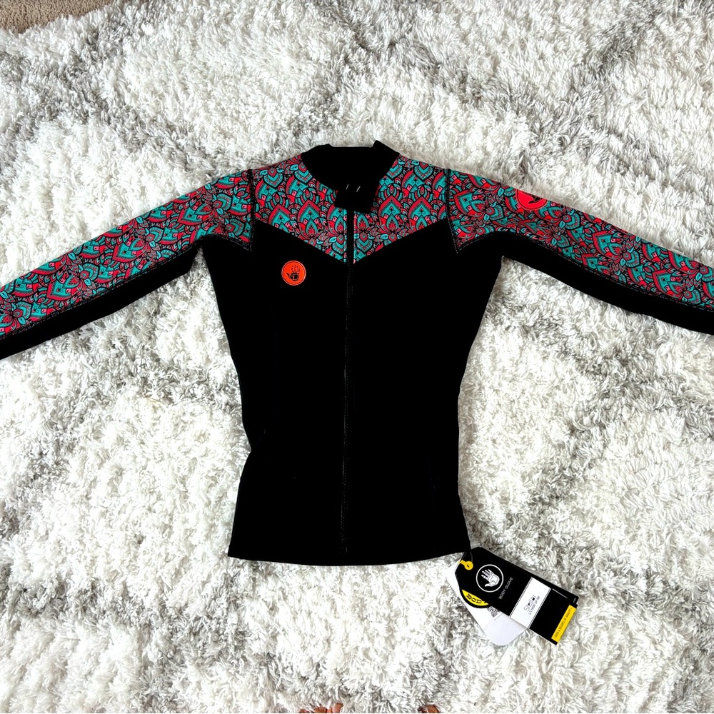 body glove .5MM long arm front zip wetsuit top